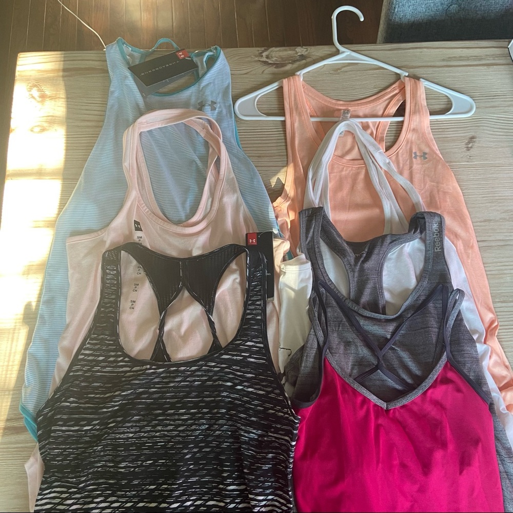Workout Tops - Various sizes - Set of 7! NWT/EUC